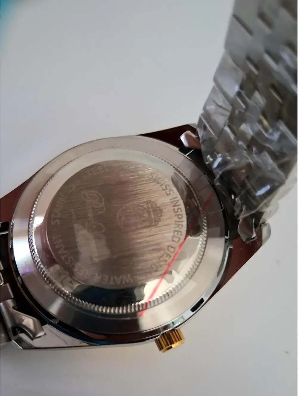 NEW Pierre Lucerne Jubilee President Date Just Men's Watch